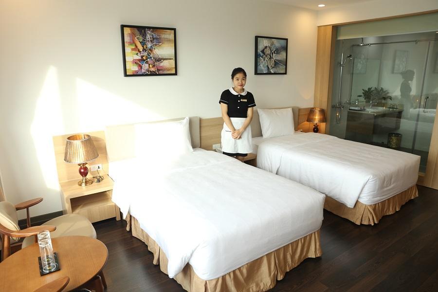 Ha Huy Hotel Provinz Hà Tĩnh Exterior foto